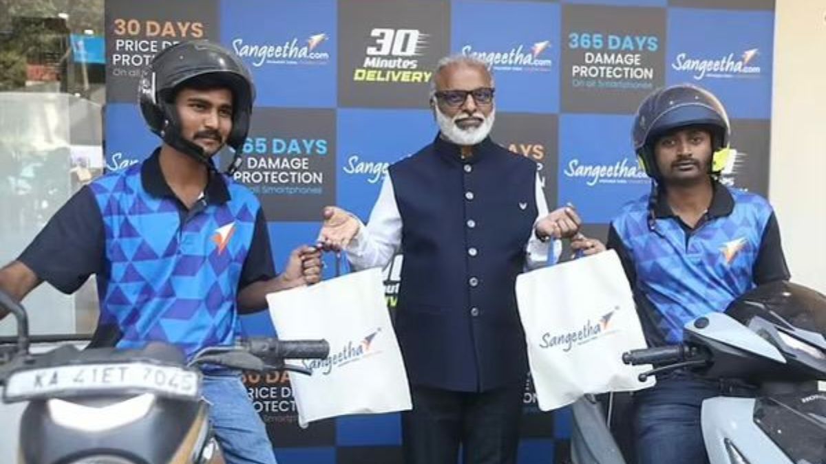 Sangeetha Delivers Smartphones in Mumbai in Just 30 Minutes – A Game-Changer in Gadget Retail