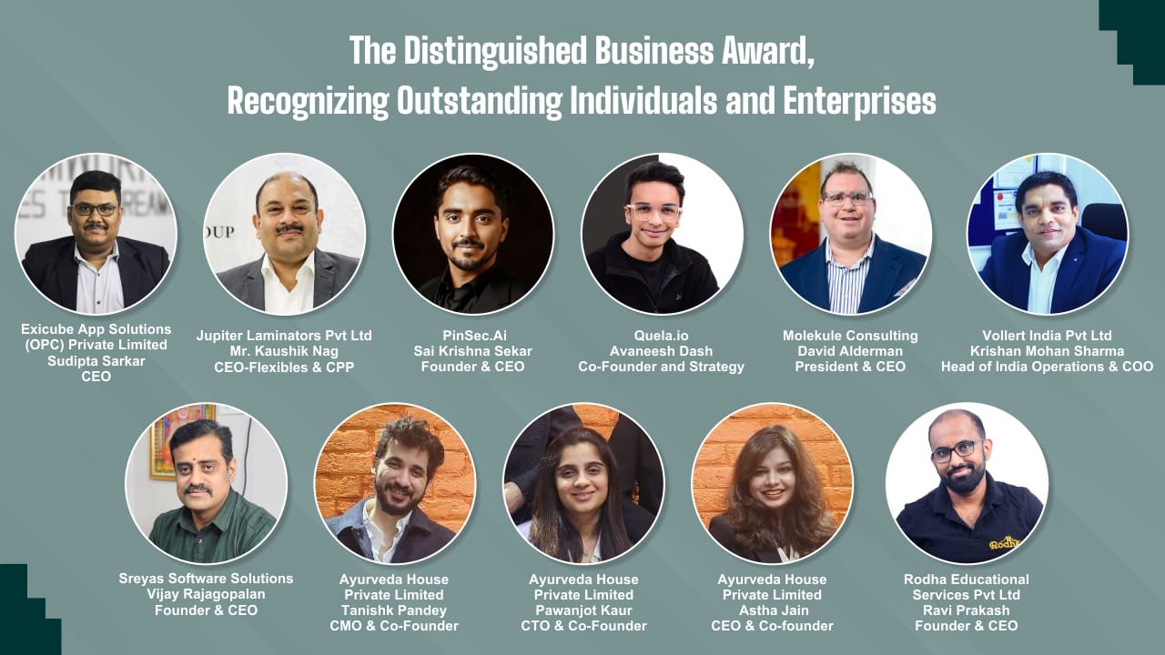 The Distinguished Business Award Recognizing Outstanding Individuals and Enterprises