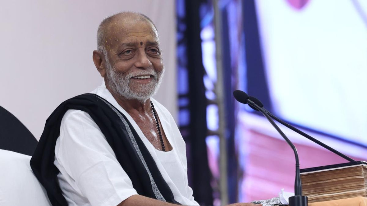 From the Vedas to Ram Charita Manas, Morari Bapu’s Message Resonates in Delhi