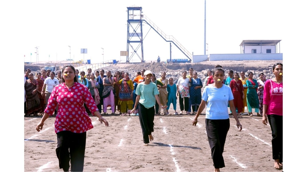 AM/NS India CSR Team Hosts Women’s Sports Day