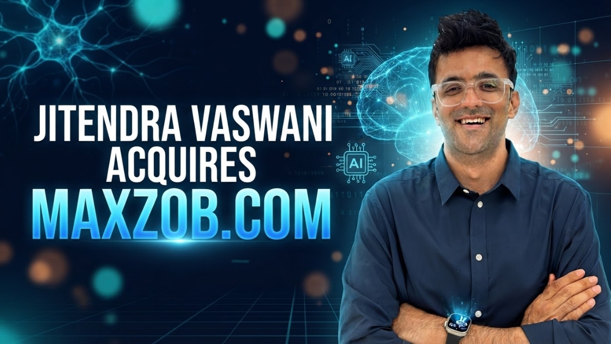 Jitendra Vaswani Acquires Maxzob.com Content Marketing Agency Maxzob, Expanding His Fast-Growing AI Agency Portfolio